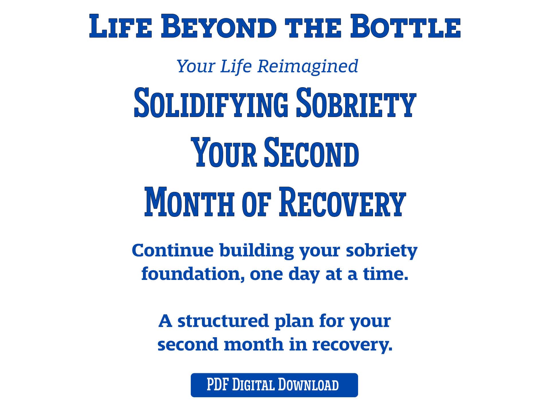Solidifying Sobriety